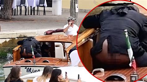 Kanye West Exposes His Naked Butt On River Taxi In Italy CNN World Today