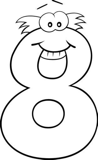 Number 8 Coloring Sheet Coloring Pages