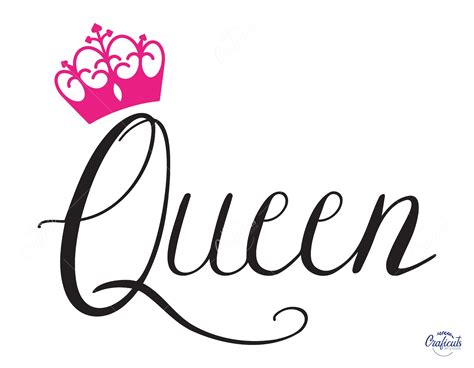 Queen Crown Svg Crown Clip Art Instant Digital Download Etsy