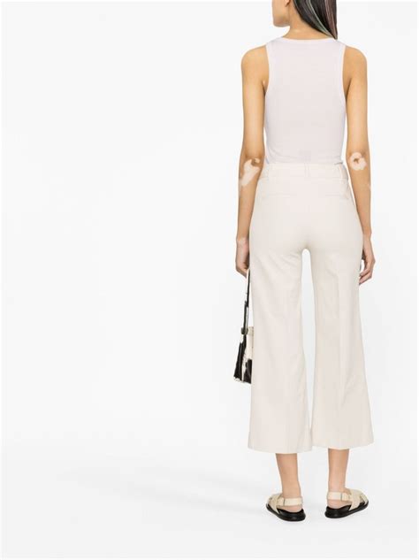 FRAME Le Palazzo Crop Trousers Farfetch