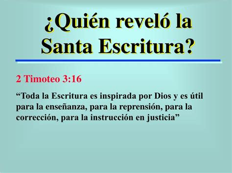 Ppt La Santa Biblia Powerpoint Presentation Free Download Id5284410