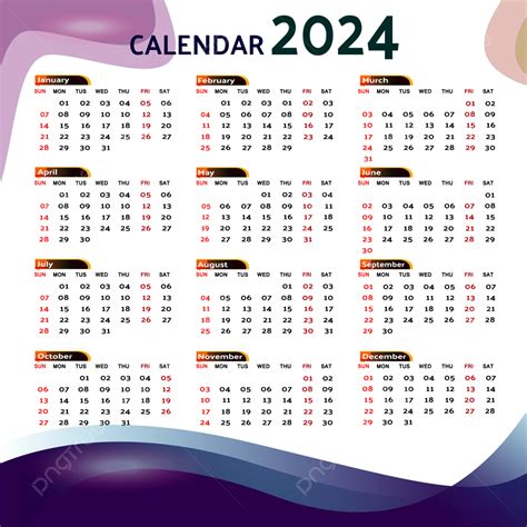 2024 Calendar Indonesia Complete Template Vector 2024 Calendar