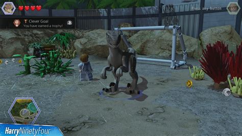 Lego Jurassic World Clever Goal Trophy Achievement Guide Youtube