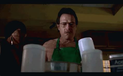 Walter White Cooking Meth With Chemical Reaction Chemistry