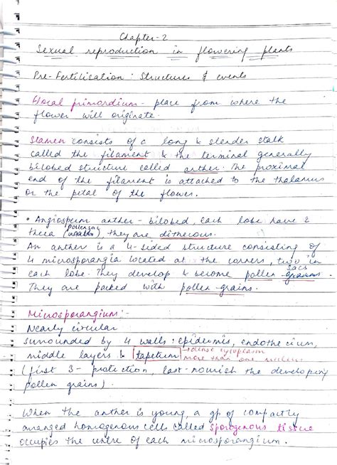 Biology Class 12 Chapter 2 Pdf Handwritten Notes Download Shop