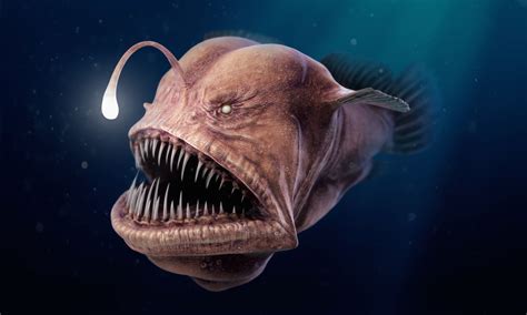 Artstation Big Bad Angler Fish Thomas Veyrat Deep Sea