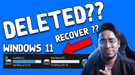 How To Recover Any Deleted Files On Windows 11 Youtube