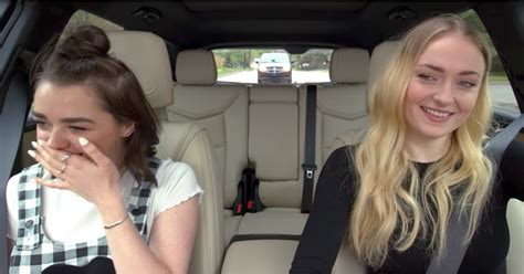 Maisie Williams And Sophie Turner Carpool Karaoke Video Popsugar