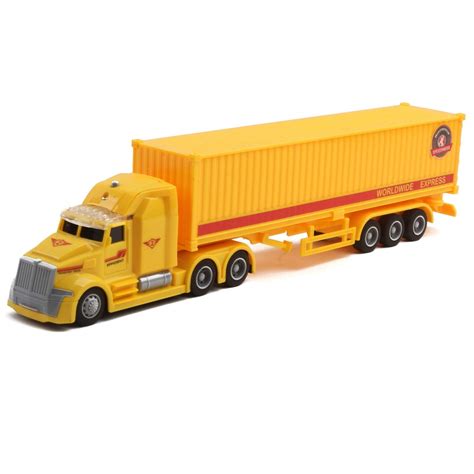 Buy Vokodo Toy Semi Truck Trailer 145 Friction Powered With Lights