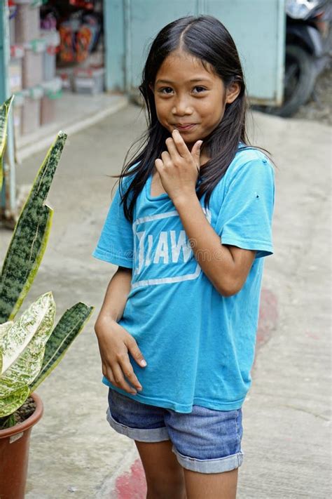 Manila Philippines Circa March 2023 Poor Kids In The Slums Of