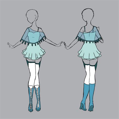 See more ideas about drawing anime clothes, drawing clothes, anime outfits. Glaceon inspired outfit by PurpliPie.deviantart.com on @deviantART | Manga clothes, Art clothes