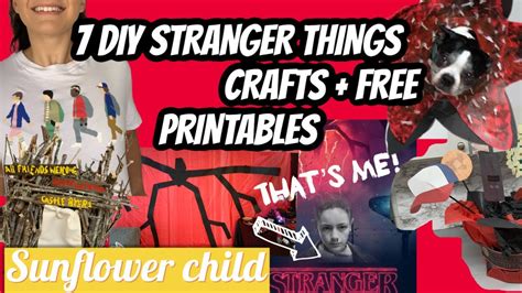 Diy Stranger Things Crafts Tutorial Free Printables Stranger Things
