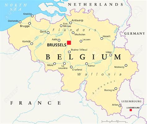 Provincias Y Capitales De Belgica Mapa Político De La República Del Images and Photos finder