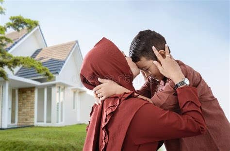 Mother Muslim Kiss Her Son Stock Image Image Of Happiness 178420573