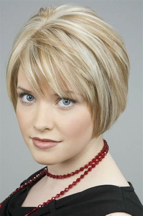 Snazzy short layered bob hairstyle with dual blonde highlights and steep angles. Elegant Short Hair for Women | Short layered bob ...