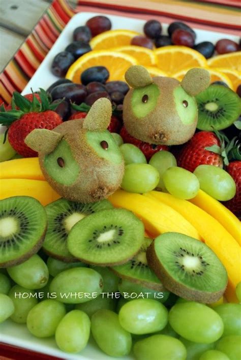 Kiwi Critter To Garnish A Fruit Tray Fruits For Kids Fun Kids Food