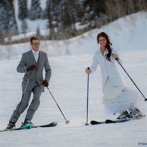 Ski Wedding Ski Girl Ski Wedding Mountain Wedding Venues