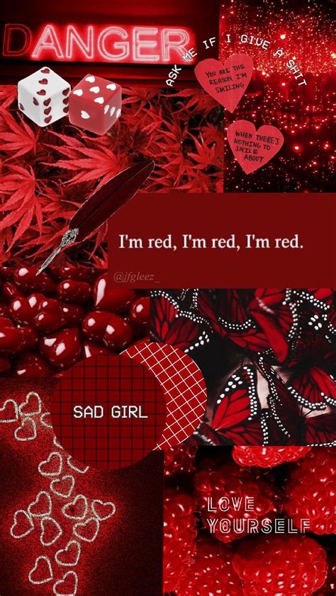 Preppy Red Wallpapers Wallpaper Cave