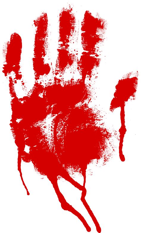 Bloody Handprint Transparent Free Template Ppt Premium Download 2020