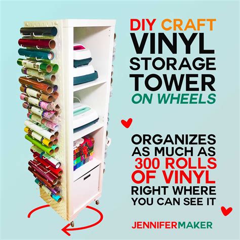 Diy Craft Vinyl Storage Ideas