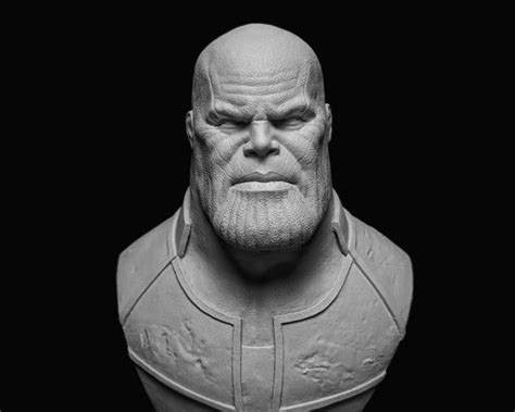 Thanos Resin Bust Etsy Marvel Comics Art Comic Art Biscuit Primary