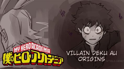 Villain Deku Au Origins My Hero Academia Comic Dub Youtube