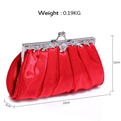 Wholesale Red Crystal Evening Clutch Bag