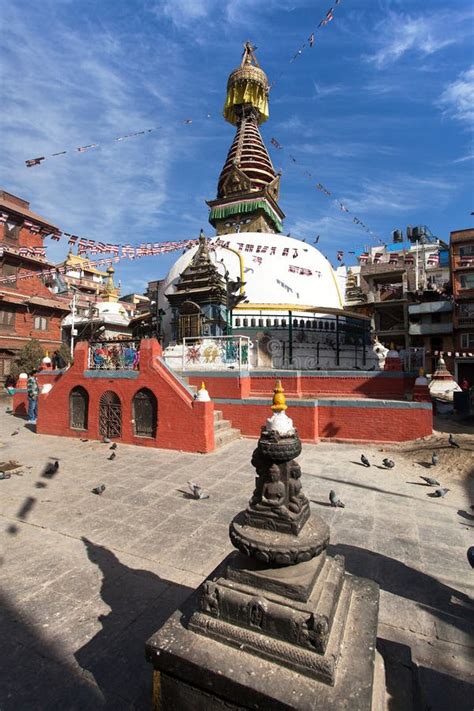 Kathesimbhu Stupa A Kathmandu Nepal Immagine Stock Editoriale