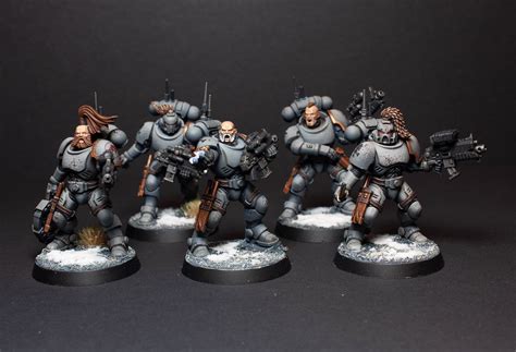 Incursor Squad Painted Up For My Wolves Army Spacewolves