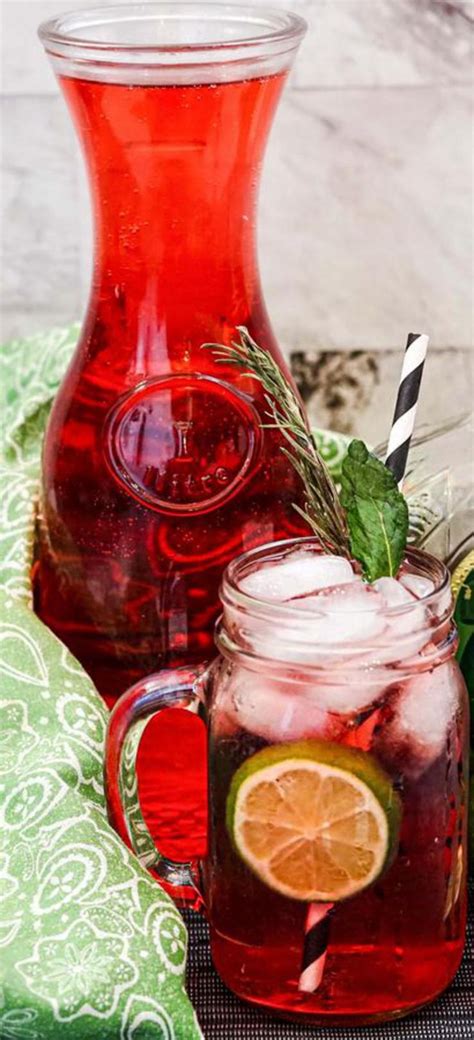 Alcoholic Drinks Best Boozy Cranberry Ginger Ale Punch Recipe Easy