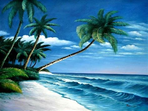 Tropical Beach Scenes Wallpaper Wallpapersafari
