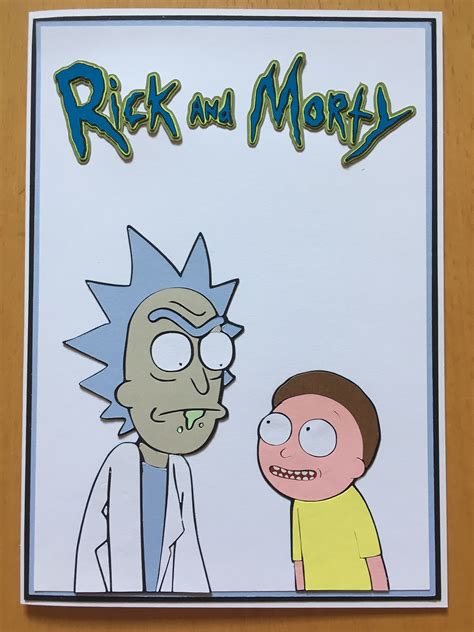 Rick And Morty Birthday Card / Rick and Morty Birthday Card Show Me