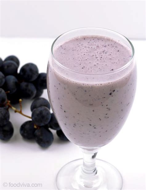 Banana Grape Smoothie Recipe Sweet And Tangy Smoothie With Yogurt