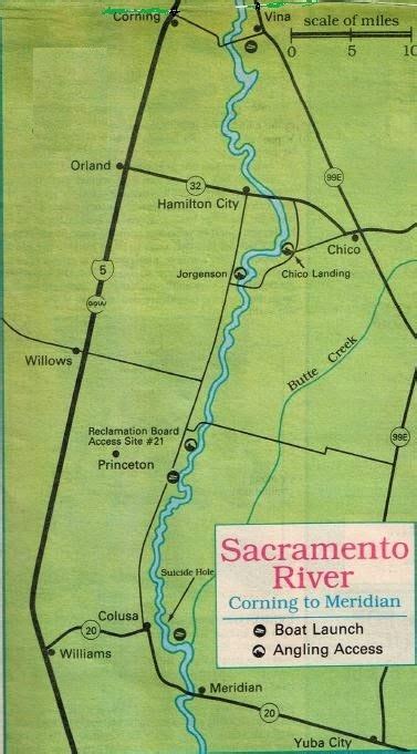 2017 Sacramento River Salmon Fishing Map And Fishing Report How To