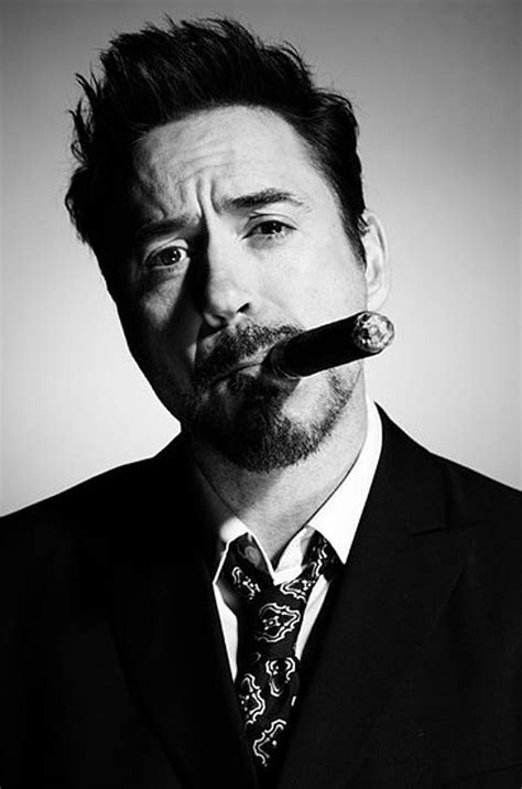 Celebrities And Their Cigars Robert Downey Jr Downey Junior Smoking