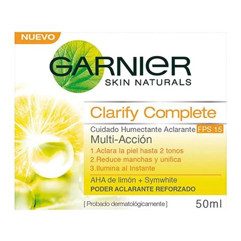 Crema Facial Garnier Clarify Fps 15 Aclarante Multi Acción 50 Ml Walmart