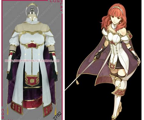 Custom Made Fire Emblem Heroes Celica Cosplay Costume Outfit Buy Ebay