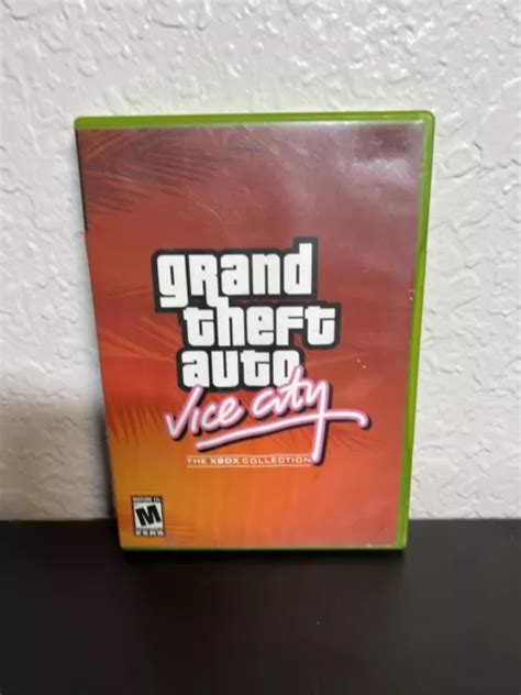 Grand Theft Auto Vice City The Xbox Collection Original Xbox No Manual