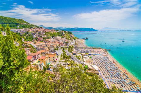 The territory is mostly gentle hills, apart from the matese mountains bordering molise and. Town Of Vietri Sul Mare, Province Of Salerno, Campania ...