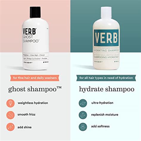 Verb Hydrating Shampoo Vegan Color Safe Shampoo Gentle