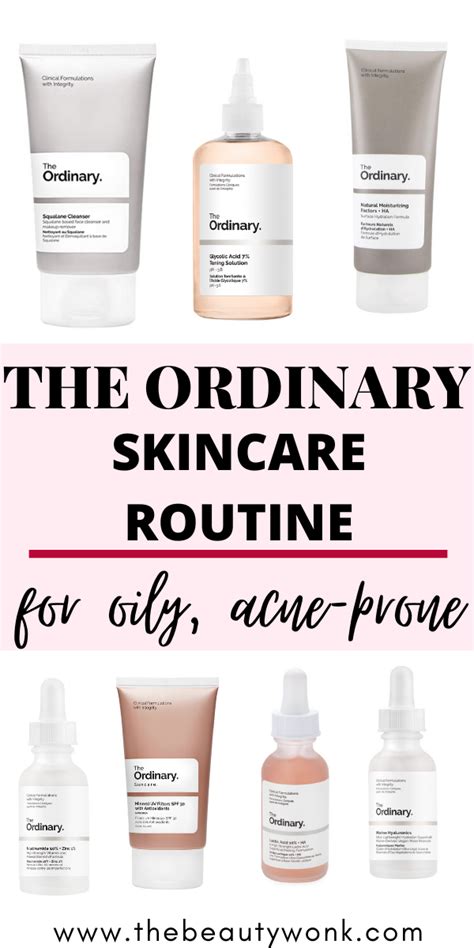 Simple Skincare Routine For Oily Skin And Acne Using The Ordinary
