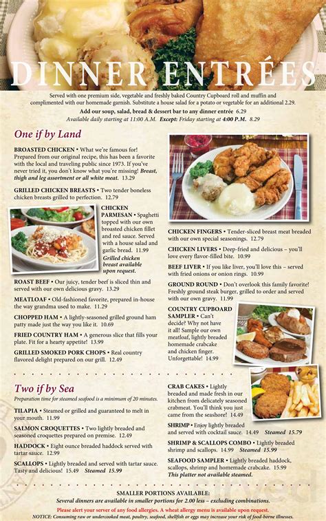 Make your reservations for the lewisburg hotel best western plus country cupboard inn at the best price with the maximum guarantee at destinia. Country Cupboard menu in Lewisburg, Pennsylvania, USA