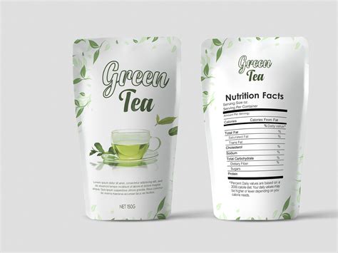 Tea Packet Label Design On Behance