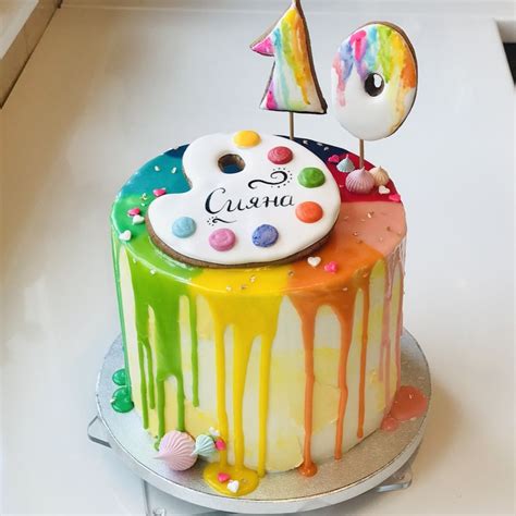 Painter Cake Ideas Art Birthday Art Birthday Cake Painting Birthday