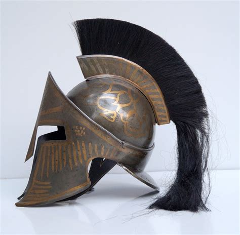 Great King Leonidas Spartan 300 Movie Helmet Fully Functional Etsy