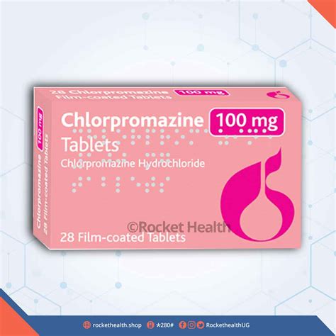 Chlorpromazine 100mg Cosmos Tablets 10s Rocket Health
