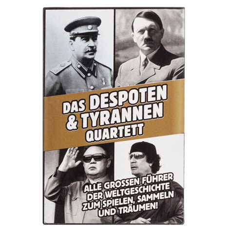 Diktatoren Quartett Despoten And Tyrannen Die Größte Schufte Der