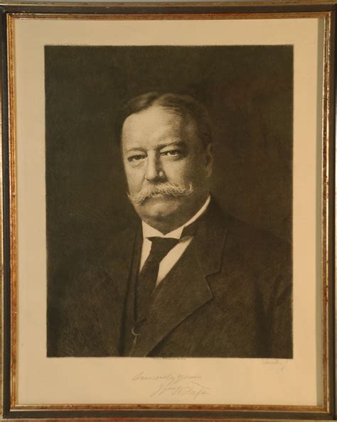 Lot Detail William Howard Taft Autographed And Signed Engraving
