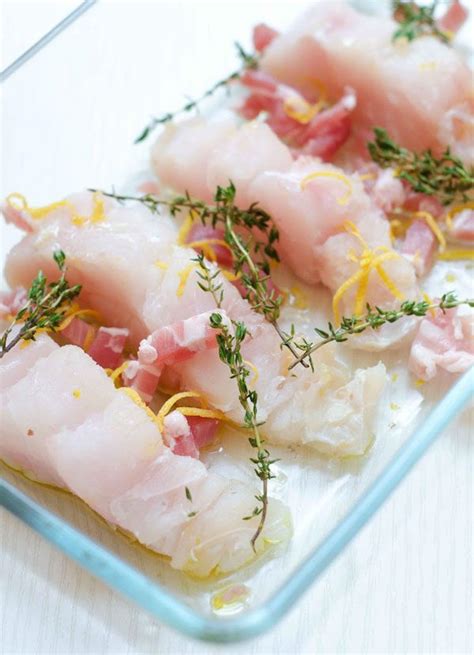 Check spelling or type a new query. Recipe: Oven Baked Fish with Bacon and Fresh Thyme ...
