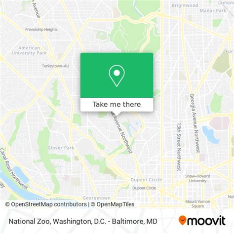 How To Get To National Zoo In Washington By Bus Or Metro